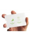 Carte plastiche bianche 