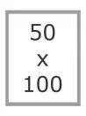 Telaio 50x100 