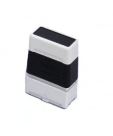 Timbro completo nero 14x38mm