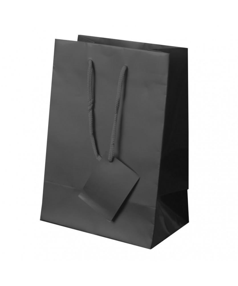 Shopper Carta Plastificata Lucida 35x12x27 cm - Da Personalizzare