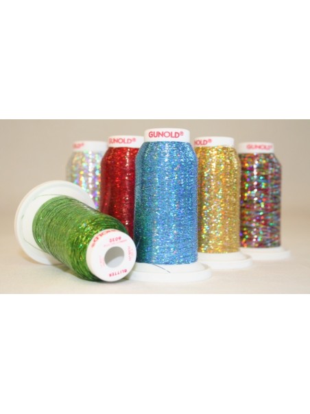 GUNOLD GLITTER rocchetto 1.000 metri titolo 40