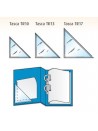 Tasca triangolare adesiva trasparente 100pz 