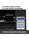 PLOTTER DA TAGLIO 720 MM CON PIEDISTALLO E SOFTWARE INCLUSO 