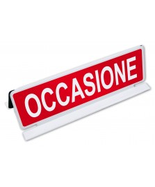 Cartello Magnetico Doppio 43x14 cm