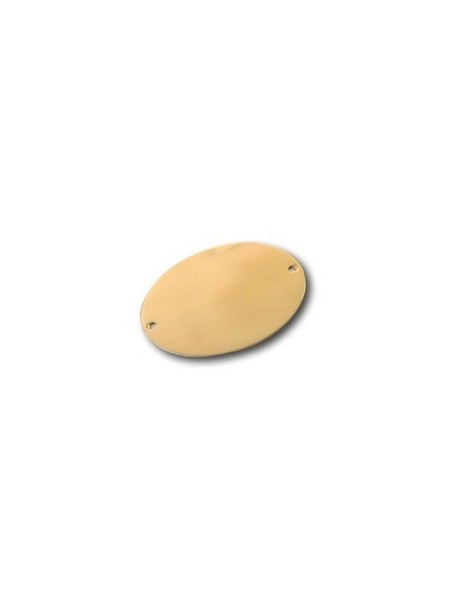 Targhe in ottone ovali