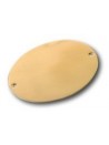 Targhe in ottone ovali