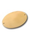 Targhe in ottone ovali