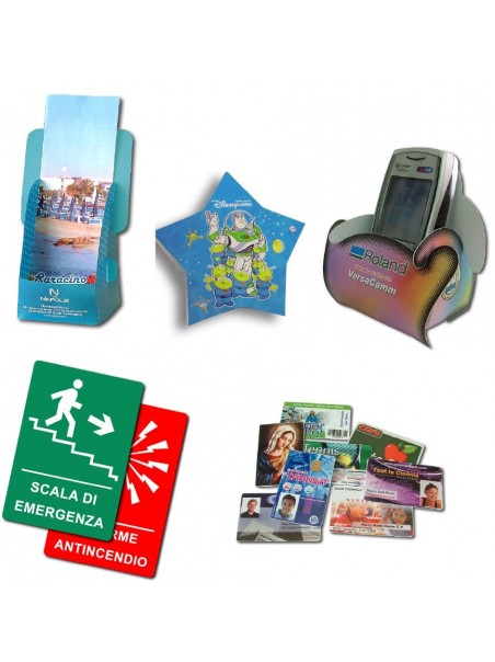 PVC PRINT trasparente rigido in fogli cm. 70x100