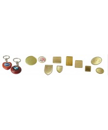 Spilla rettangolare mm. 17x12 - Conf. da 250 pz