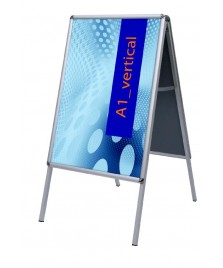 Cavalletto bifacciale in alluminio - Vari formati