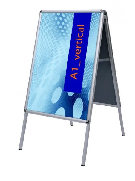 Cavalletto bifacciale in alluminio - Vari formati