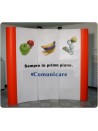 Struttura pop up curva in alluminio