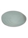Targa ovale in plexiglass - Spess. 4mm. - 3 fori di fissaggio.