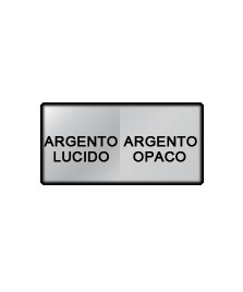 Argento lucido / opaco