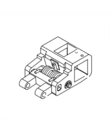 Assy,pinch roller frame GS-24 - 6702929020 