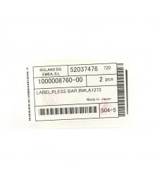 LABEL,PLESS BAR IN LA1273 - 1000008760 