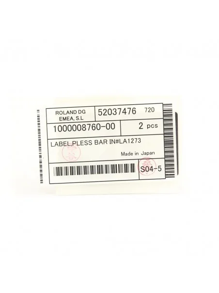LABEL,PLESS BAR IN LA1273 - 1000008760 