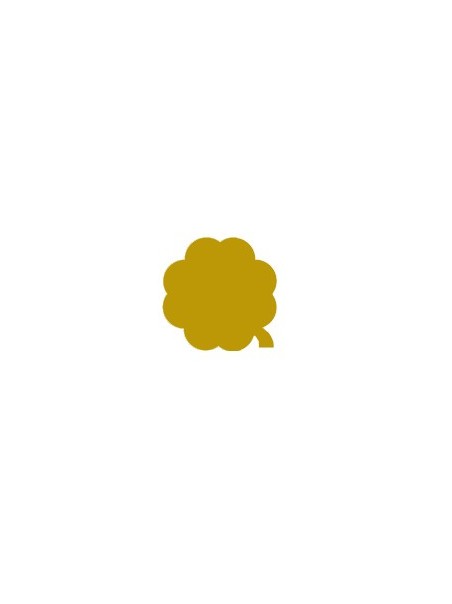 Etichette autoadesive oro fiore
