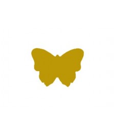 Etichette autoadesive oro farfalla
