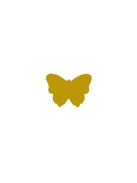 Etichette autoadesive oro farfalla 