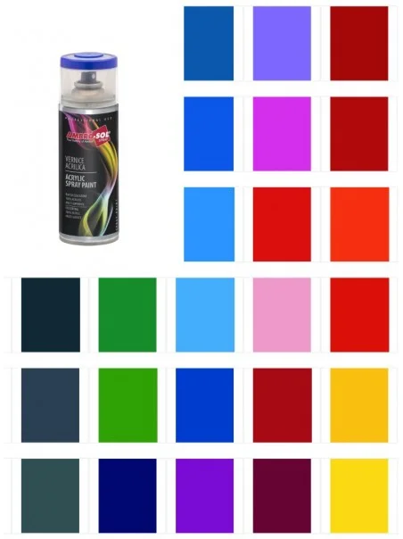 Bomboletta spray smalto acrilico multiuso RAL 400ml Ambro-Sol