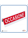 Cartello magnetico bifacciale 43x14 cm