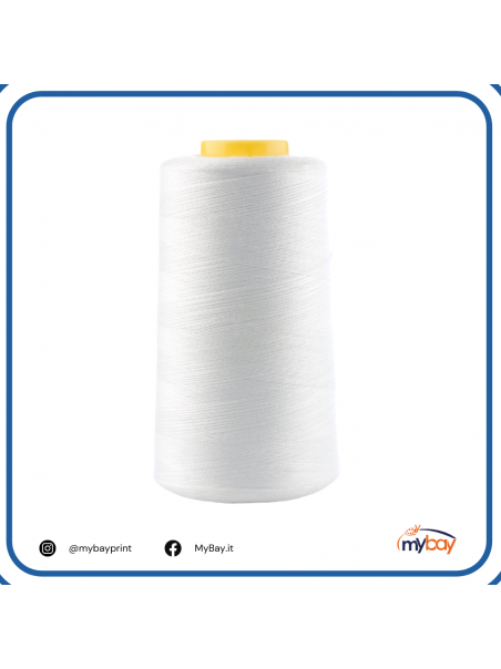 Cono di sottospola Poly Bobby SYN 130 in poliestere bianco