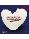 cuscino cuore grande bicolore 50x45 cm - Conf. da 2 pz.