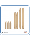 Kit di 20 listelli per telai in legno componibili per tele pittoriche.