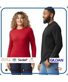 T-shirt Gildan 64400 Manica Lunga