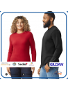 T-shirt Gildan 64400 Manica Lunga