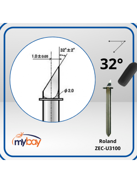 ZEC-U3100 - ROLAND Lama originale Roland per cartone/offset 1.00mm