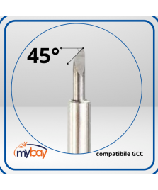 Lama compatibile GCC angolo 45° per taglio vinili e pellicole standard