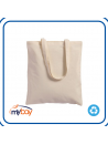 Shopper Natural bestseller in cotone 130g con manici lunghi