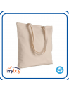 Shopper Natural bestseller in cotone 130g con manici lunghi