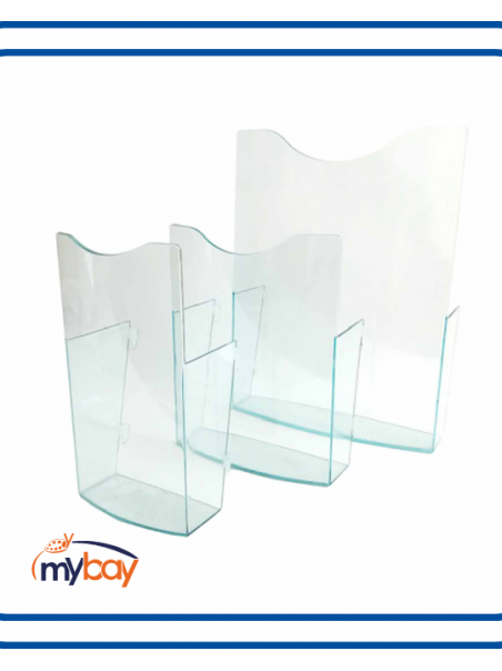Portaprospetti Magic trasparente in policarbonato per brochure A4 A5 A6