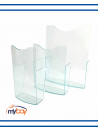 Portaprospetti Magic trasparente in policarbonato per brochure A4 A5 A6