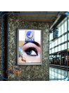 espositore LED a muro
