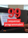 99 Sequenze di taglio salvate sul pannello touch del 500V9.