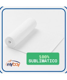 Asciugamano bianco 100x50 cm per sublimazione in cotone e poliestere