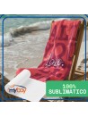 Telo mare sublimazione 80x160 cm cotone/poliestere 400gr