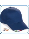 CAPPELLO GOLF CON TRICOLORE CUCITO