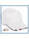 CAPPELLO GOLF CON TRICOLORE CUCITO