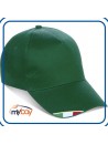 CAPPELLO GOLF CON TRICOLORE CUCITO