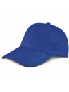 Cappellino golf unisex adulto 5 pannelli – Cotone regolabile blu royal