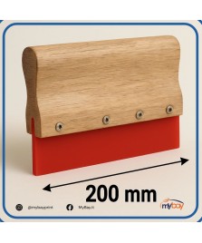 Racla per stampa serigrafica in legno 20 cm