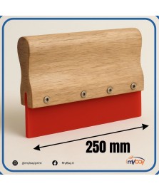 Racla per stampa serigrafica in legno 25 cm