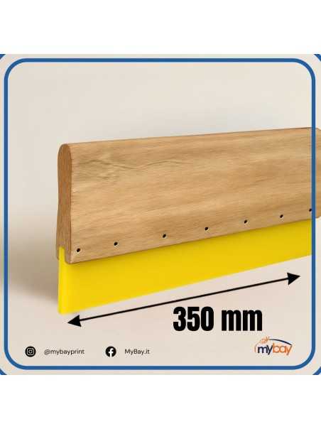 Racla per stampa serigrafica in legno 35 cm