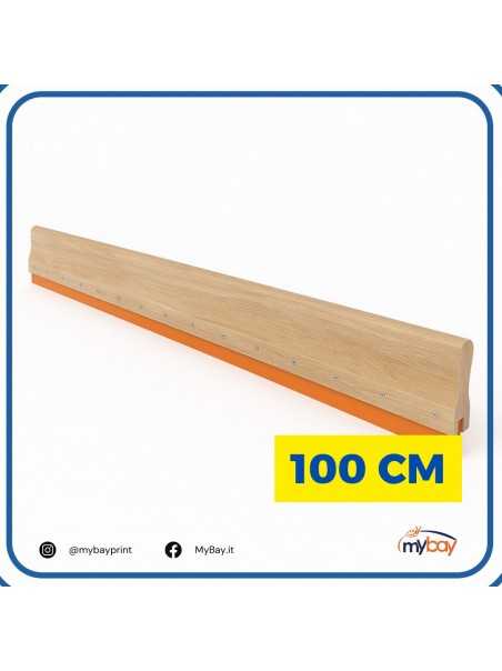 Racla per stampa serigrafica in legno 100 cm
