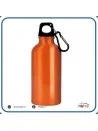 Borraccia 400 ml alluminio con moschettone